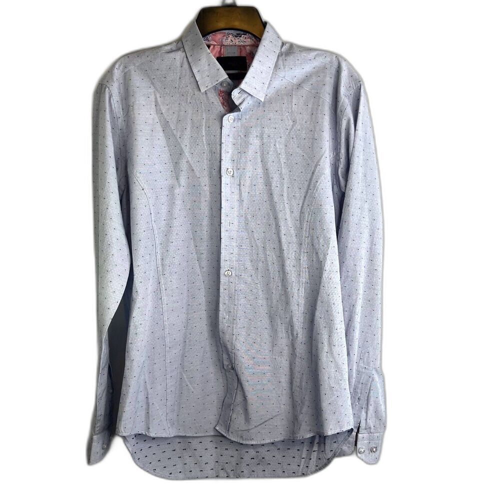 Eight X Premium Classic Fit Long Sleeve Dress Shirt Size Medium